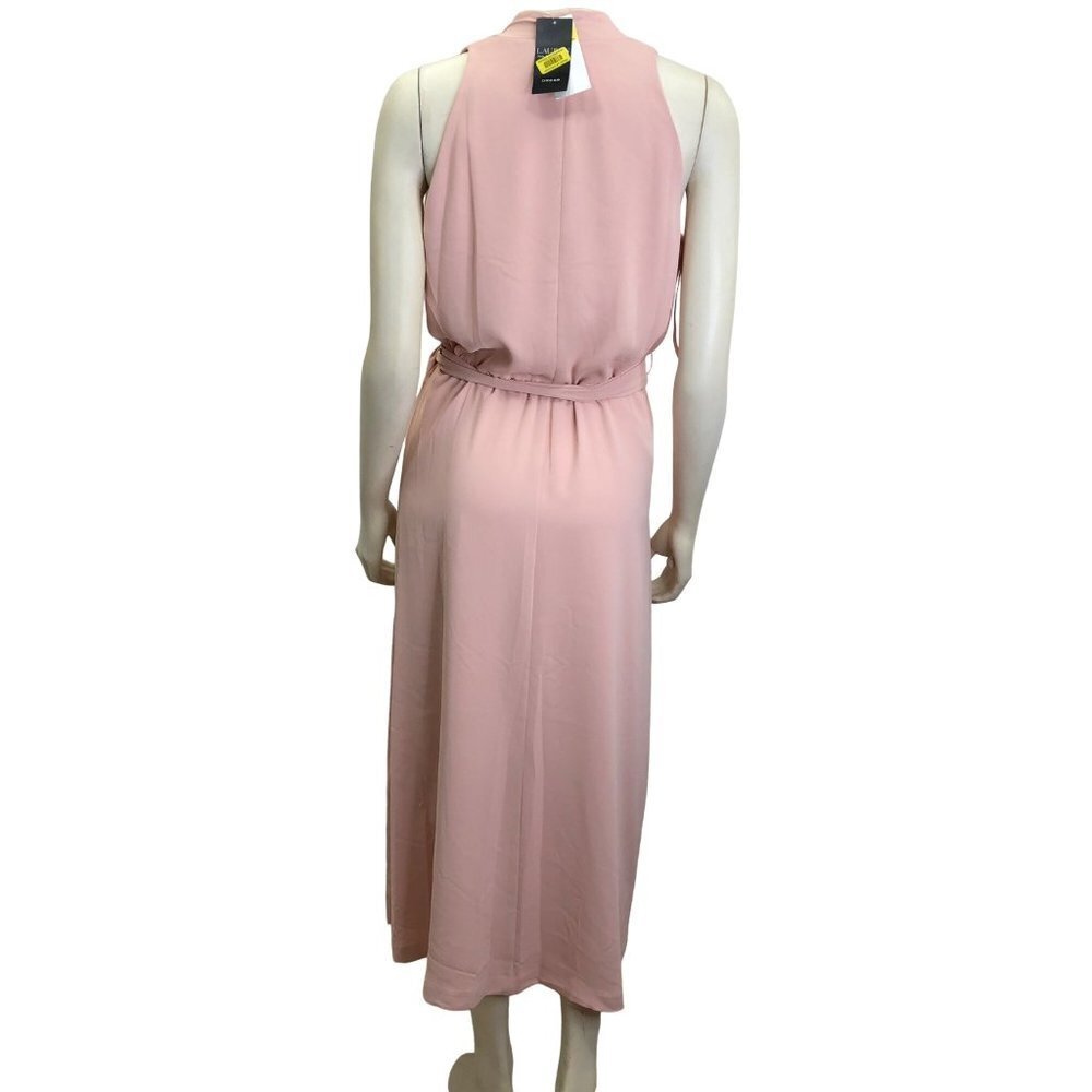 $175 LAUREN Ralph Lauren Georgette Halter Dress size 6 New with tag - Picture 11 of 15